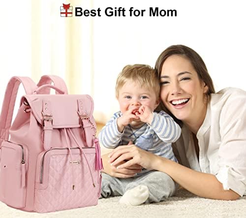 Terzini Ayı bebek bezi çantası Sırt Çantası, bebek bezi çantaları Erkek Bebek Kız için USB şarj portu ile, değiştirme matı,