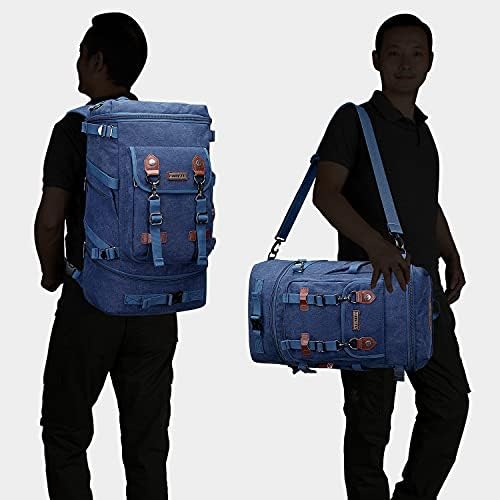 WİTZMAN seyahat sırt çantası Erkekler Kadınlar için keten sırt çantası Bagaj Sırt Çantası Cabrio Spor Çantası Büyük