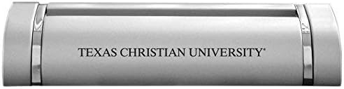 UXG, Inc. Texas Christian University-Çalışma Masası Kartvizitlik-Gümüş